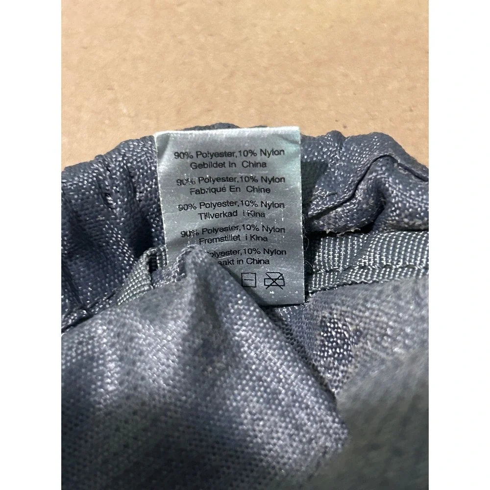 Under Armour‎ Sackpack Drawstring Backpack Gym Bag Maroon Grey UA Logo Front Zip